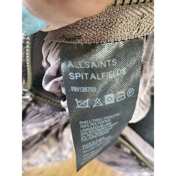 AllSaints Spitalfield Vintage Pink Willow Freya Mini Dress 6 (Runs Small- 2-4) - Picture 10 of 12